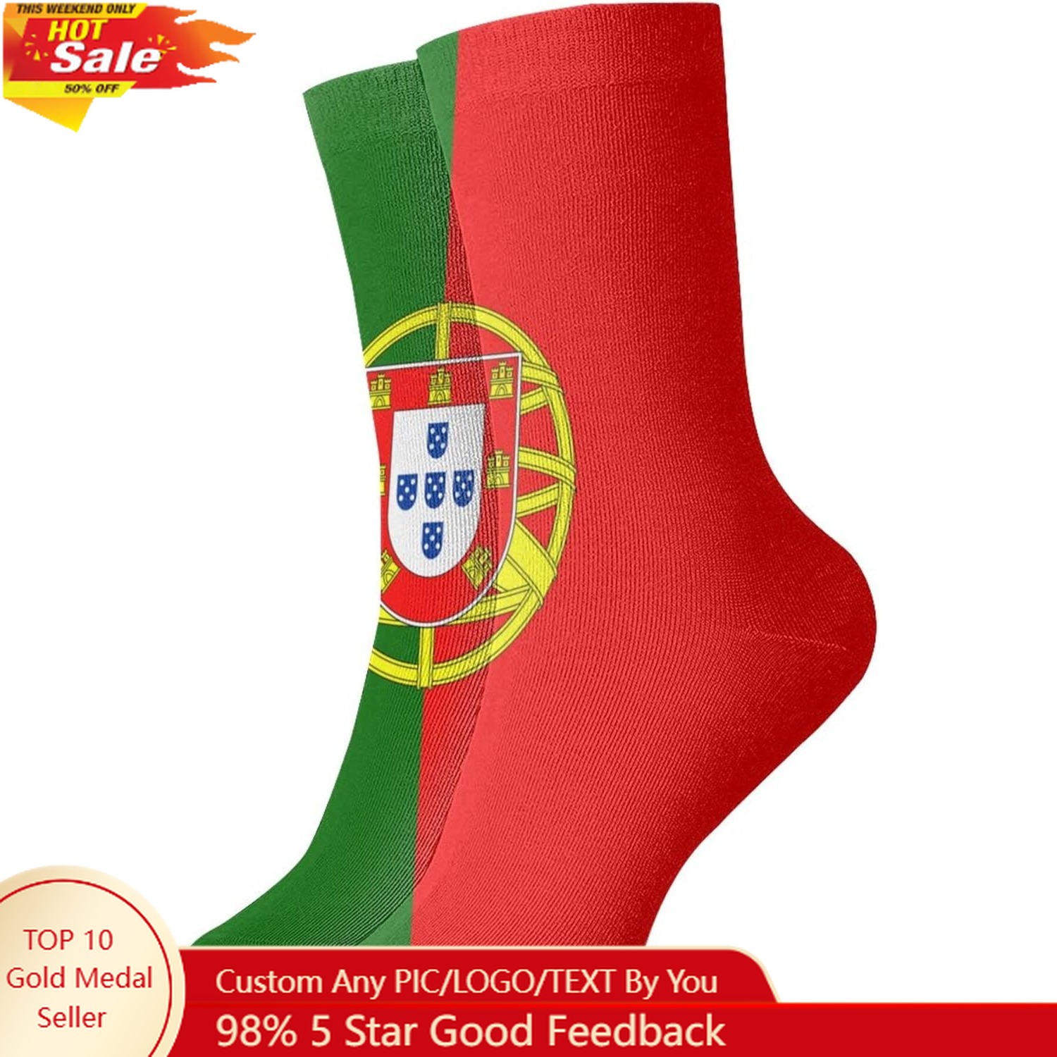 Skarpety unisex z motywem flag – Dress Sock Men recenzja i cena