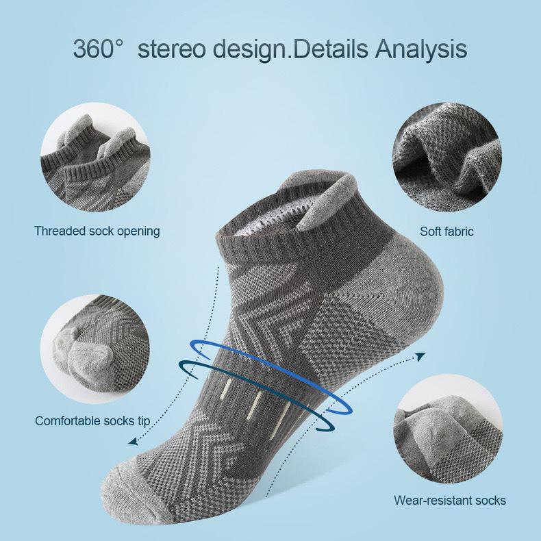 6 par krótkich, amortyzowanych – Athletic Sock Cushion recenzja i cena